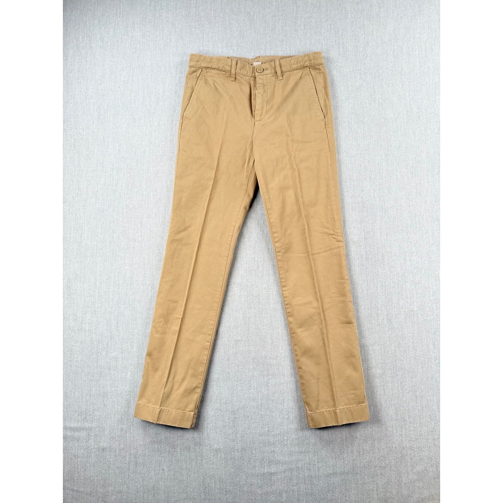 Crewcuts Boys Slim Sun Faded Chino‎ Pants Tan Khaki Size 12 Slim 31598